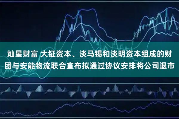 灿星财富 大钲资本、淡马锡和淡明资本组成的财团与安能物流联合宣布拟通过协议安排将公司退市
