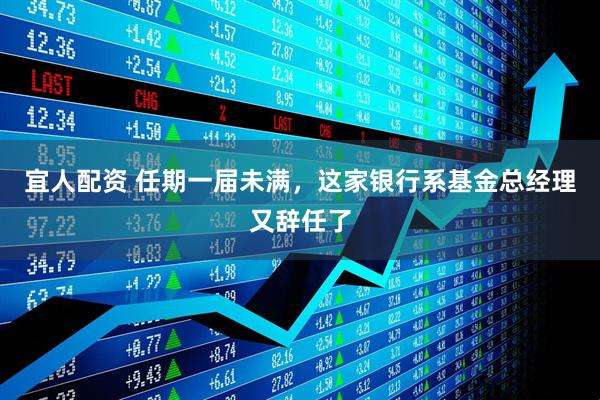 宜人配资 任期一届未满，这家银行系基金总经理又辞任了